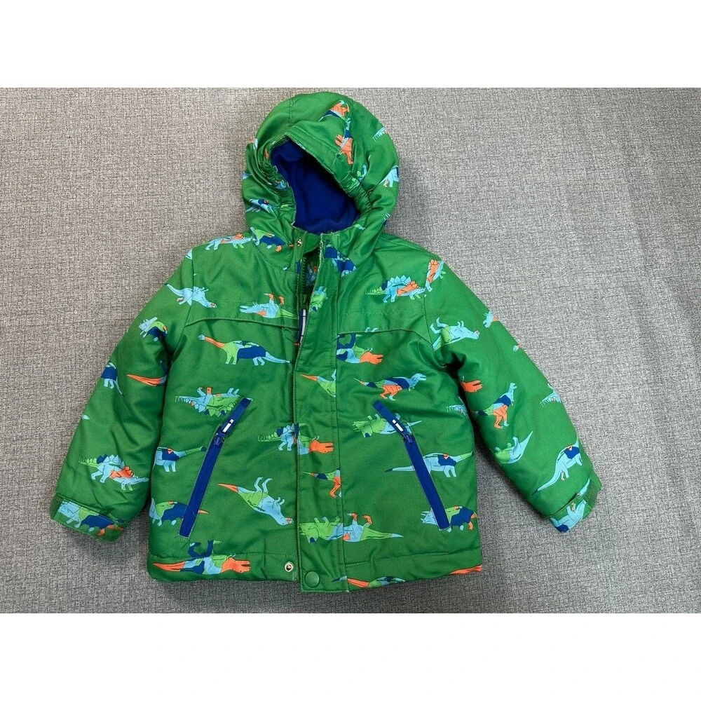 CAT & JACK TODDLER BOYS' DINO 3-IN-1 JACKET Size 3T